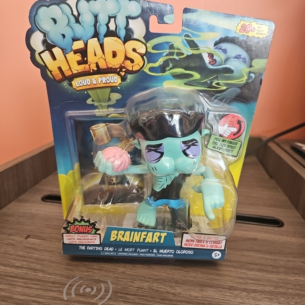 2018 NIP Butt Heads Loud & Proud Brainfart Figure The Farting Dead WowWee